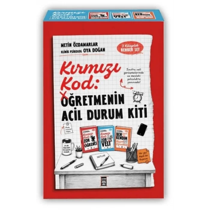 Kırmızı Kod - Öğretmenin Acil Durum Kiti (Set -3 Kitap)