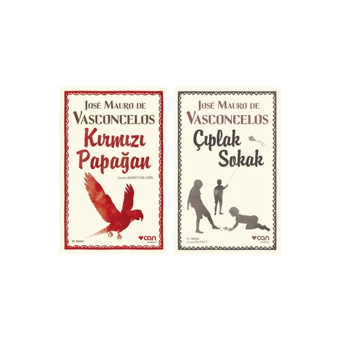 Kırmızı Papağan + Çıplak Sokak- 2 Kitap Set - Iş Bankası Özel Set Kırmızı Papağan Kitabı