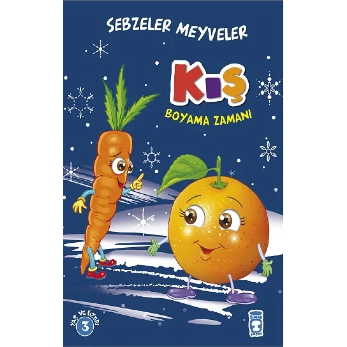 Kış : Sebzeler Meyveler Boyama Zamanı