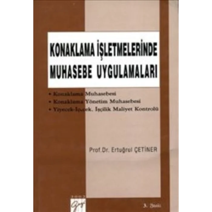 Konaklama İşletmelerinde Muhasebe Uygulamaları
