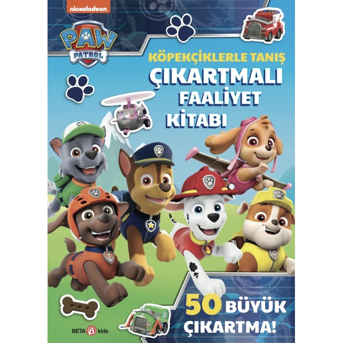 Köpekçiklerle Tanış Çıkartmalı Faaliyet Kitabı - Paw Patrol