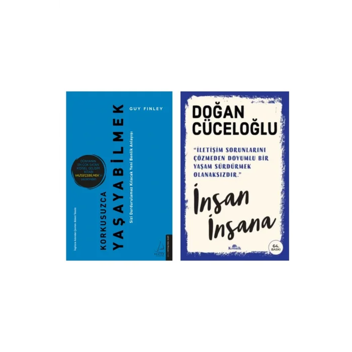 Korkusuzca Yaşayabilmek + Insan Insana- 2 Kitap Set - Iş Bankası Özel Set Korkusuzca Yaşayabilmek Ki