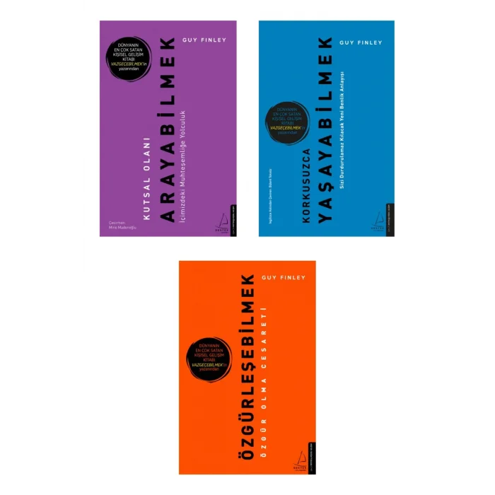 Korkusuzca Yaşayabilmek + Kutsal Olanı Arayabilmek + Özgürleşebilmek- 3 Kitap Set