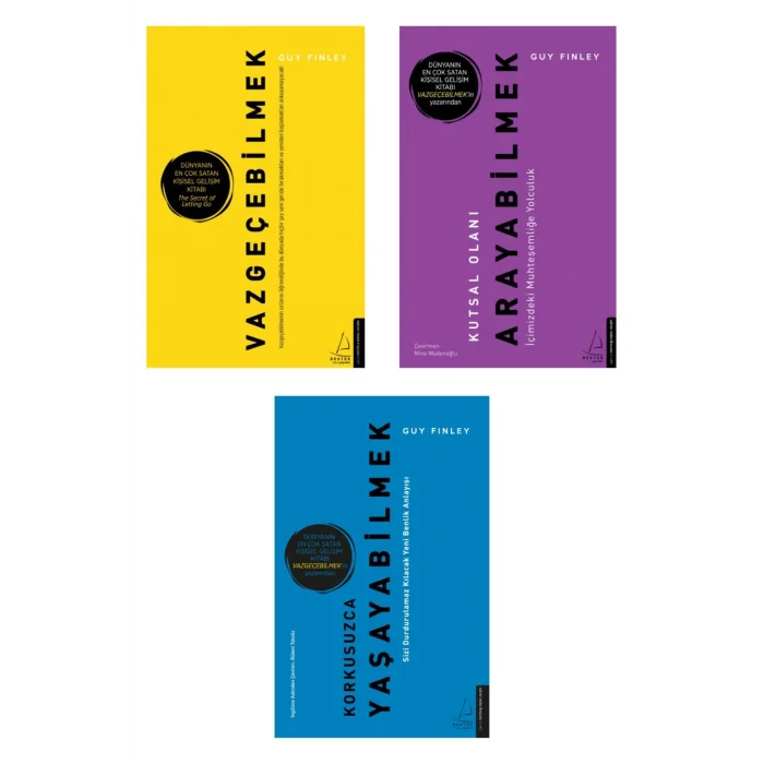 Korkusuzca Yaşayabilmek + Kutsal Olanı Arayabilmek + Vazgeçebilmek- 3 Kitap Set