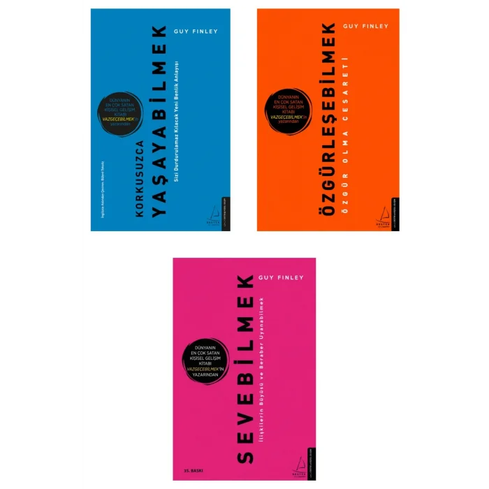 Korkusuzca Yaşayabilmek + Özgürleşebilmek + Sevebilmek- 3 Kitap Set - Iş Bankası Özel Set Korkusuzca