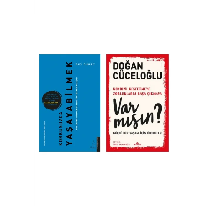 Korkusuzca Yaşayabilmek + Var Mısın ?- 2 Kitap Set - Iş Bankası Özel Set Korkusuzca Yaşayabilmek Kit