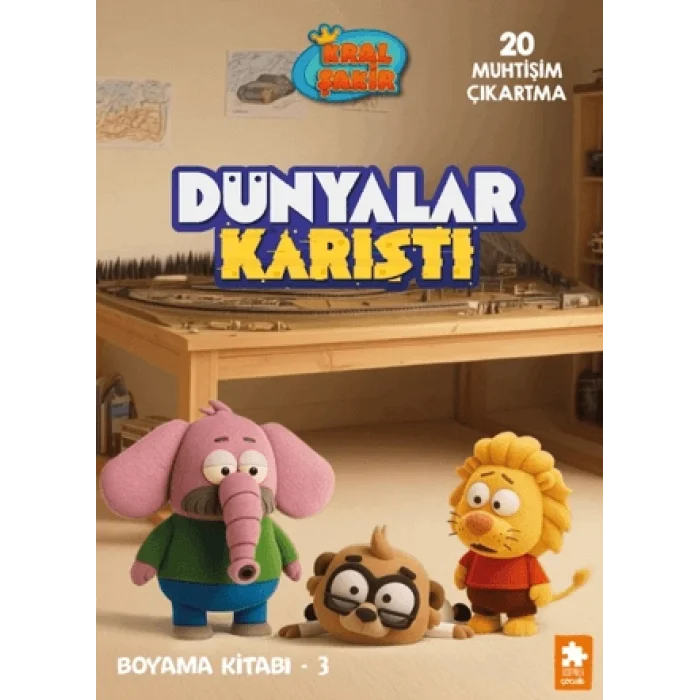 Kral Şakir Dünyalar Karıştı Boyama Kitabı - 3