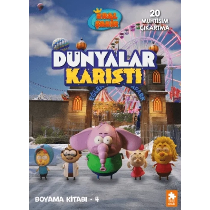 Kral Şakir Dünyalar Karıştı Boyama Kitabı - 4