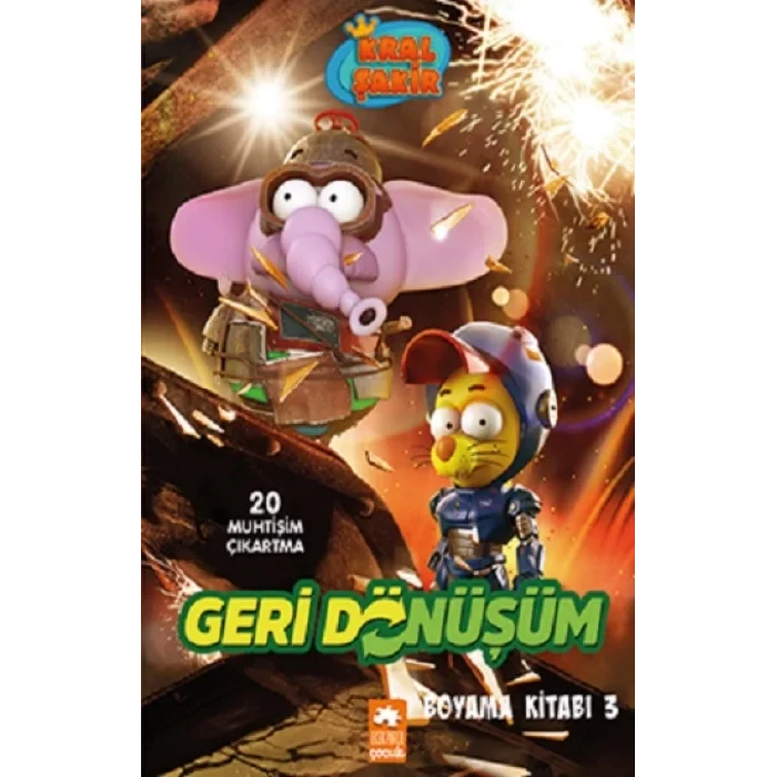 Kral Şakir Geridönüşüm Boyama Kitabı 3