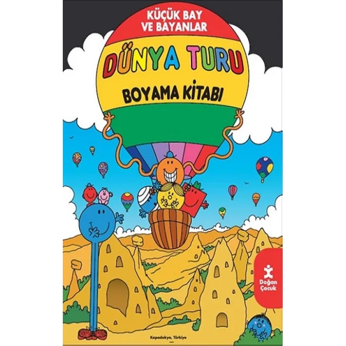 Küçük Bay Ve Bayanlar Dünya Turu Boyama Kitabı