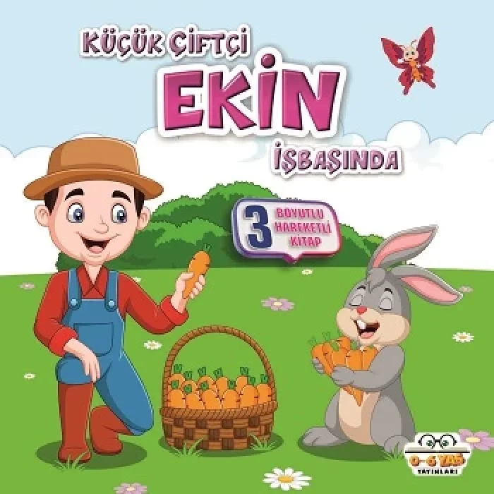 Küçük Çiftçi Ekin İşbaşında - Benim Canım Çiftliğim (Sıvama Cilt)