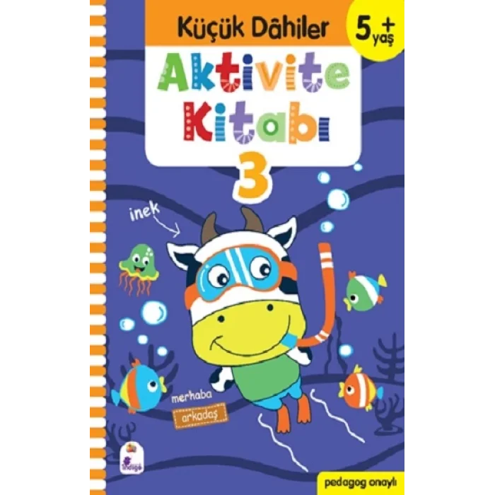 Küçük Dahiler Aktivite Kitabı 3 – 5+ Yaş (Pedagog Onaylı)