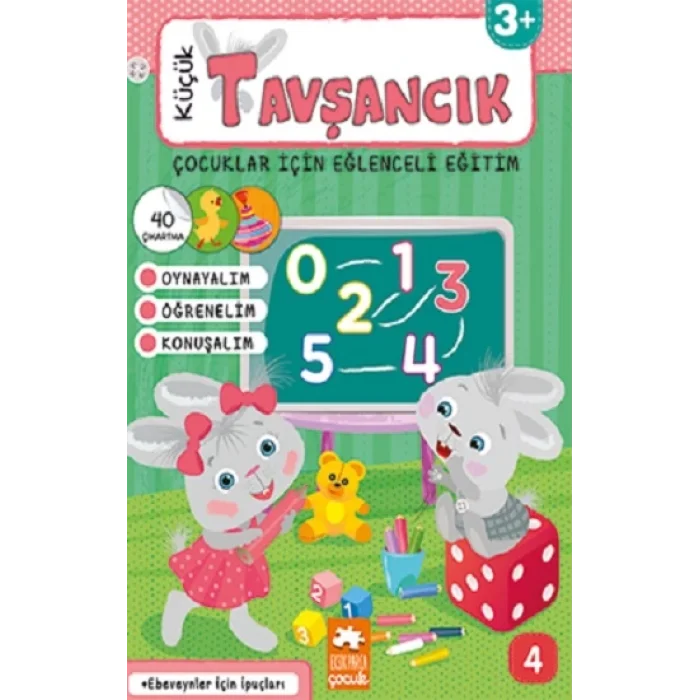 Küçük Tavşancık - Çocuklar İçin Eğlenceli Eğitim No:4