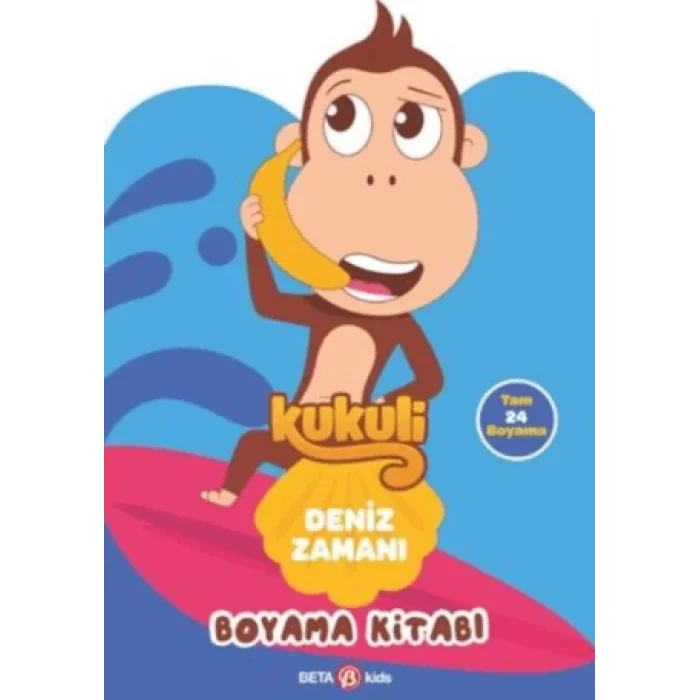 Kukuli Deniz Zamanı Boyama Kitabı
