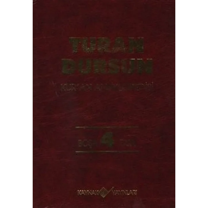 Kur’an Ansiklopedisi Cilt: 4 Boşa-Dua