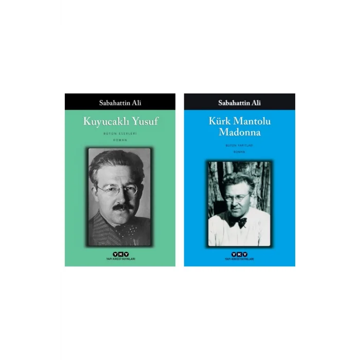 Kürk Mantolu Madonna + Kuyucaklı Yusuf- 2 Kitap Set - Iş Bankası Özel Set Kürk Mantolu Madonna Kitab