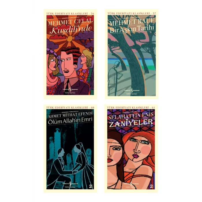 Kuşdilinde + Bir Aşkın Tarihi + Zaniyeler + Ölüm Allahın Emri- 4 Kitap Set