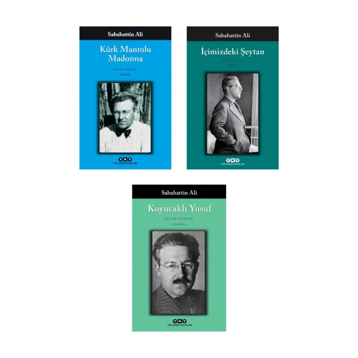 Kuyucaklı Yusuf + Içimizdeki Şeytan + Kürk Mantolu Madonna- 3 Kitap Set - Iş Bankası Özel Set