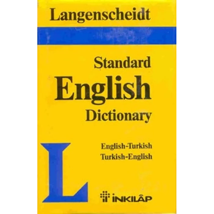 Langenscheid Standard English Dictionary English-Turkish Turkish-English