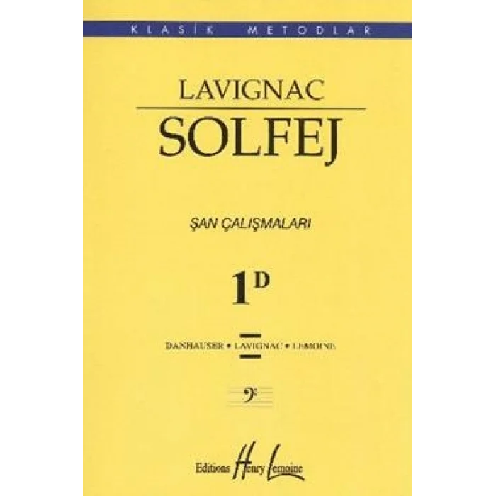 Lavignac Solfej 1D (Küçük Boy)