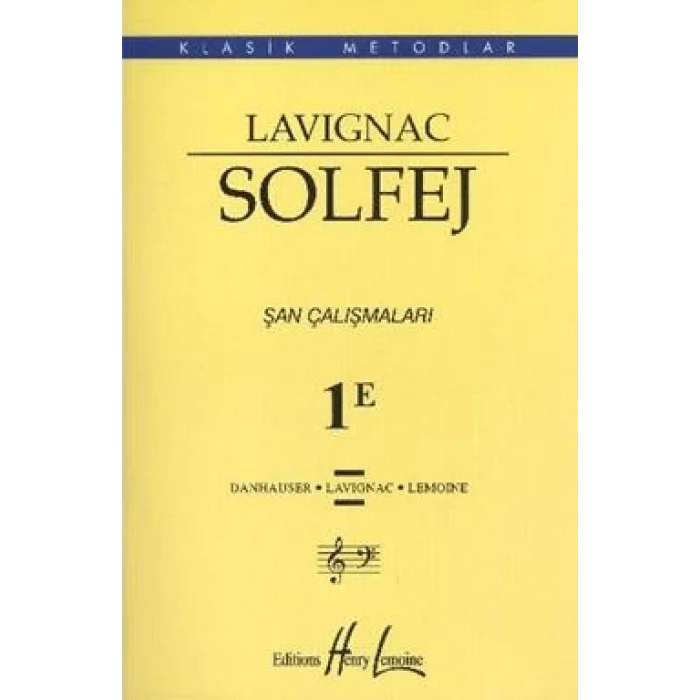 Lavignac Solfej 1E (Küçük Boy)