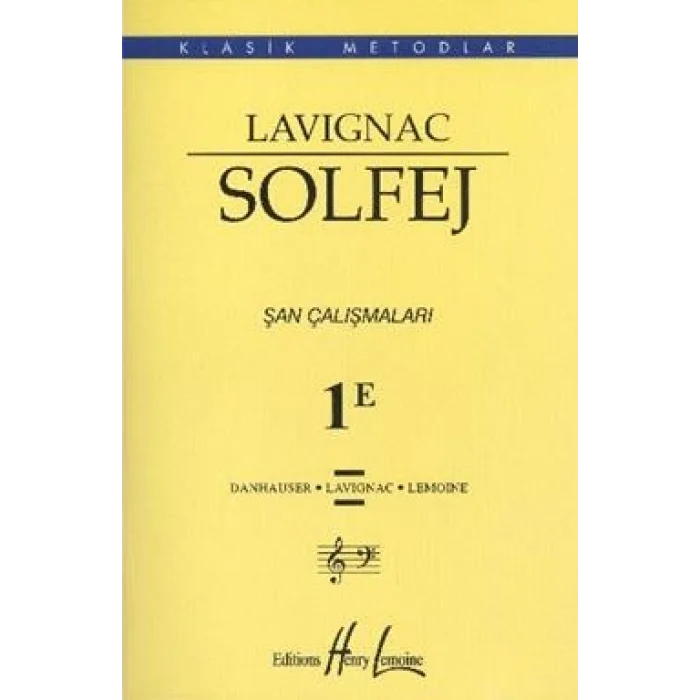 Lavignac Solfej 1E (Küçük Boy)