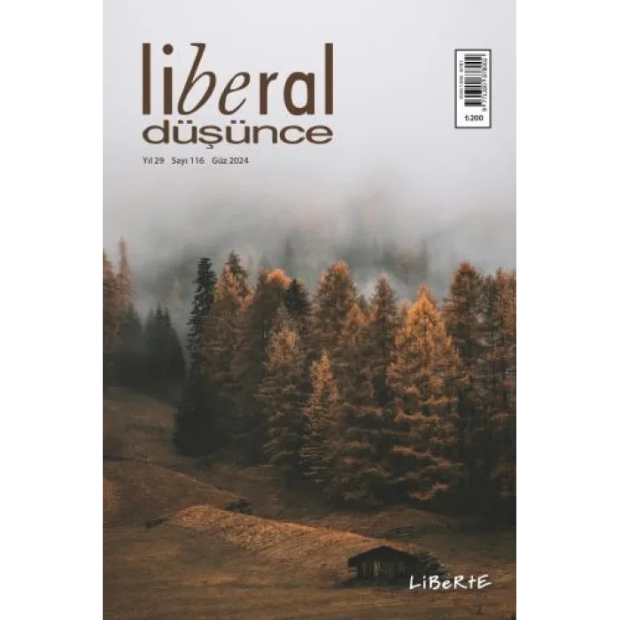 Liberal Düşünce Dergisi Sayı 116, Güz 2024