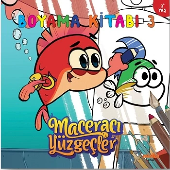 Maceracı Yüzgeçler Boyama Kitabı 3