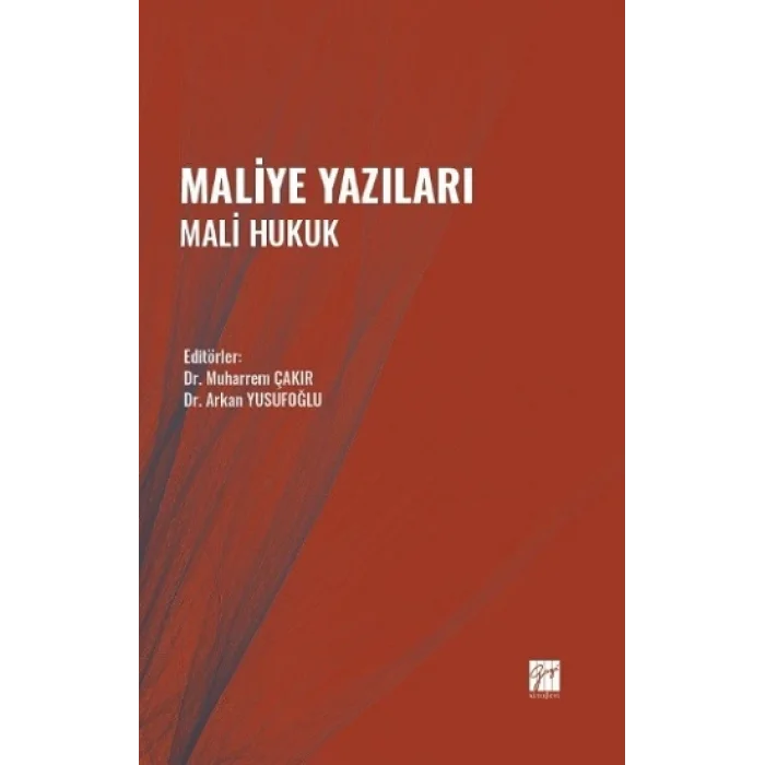 Maliye Yazıları Mali Hukuk