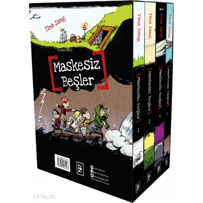 Maskesiz Beşler Serisi (4 Kitap Set Kutulu)