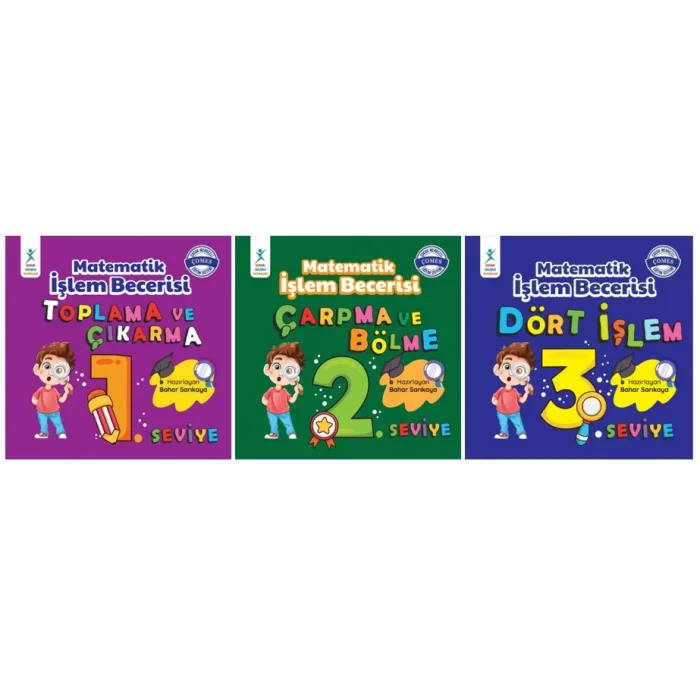 Matematik İşlem Becerisi Seti (3 Kitap)