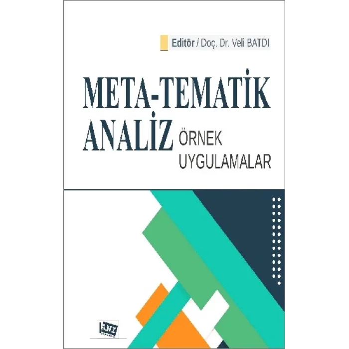 Meta - Tematik Analiz Örnek Uygulamalar