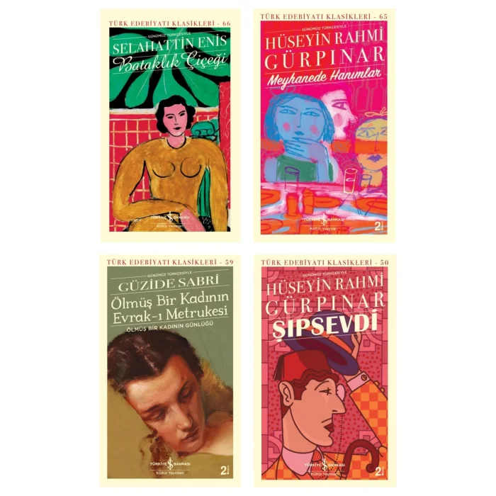 Meyhanede Hanımlar + Bataklık Çiçeği + Ölmüş Bir Kadının Evrak-ı Metrukesi + Şıpsevdi- 4 Kitap Set