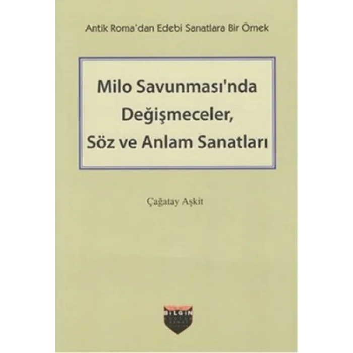 Milo Savunmasında Değişmeceler Söz Ve Anlam Sanatl
