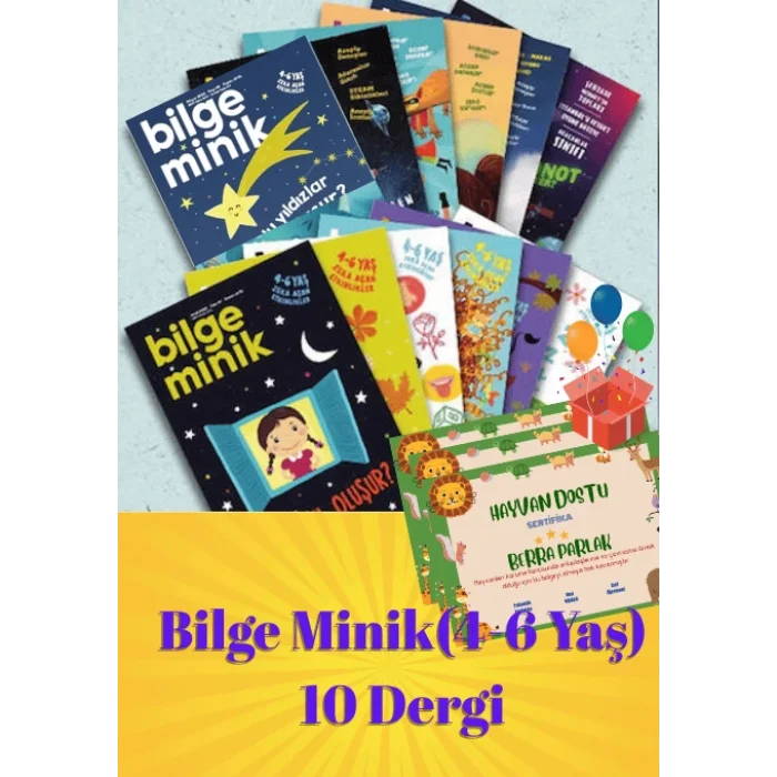 Bilge Minik – Mini Keşif Paketi (10 Dergi Seti)