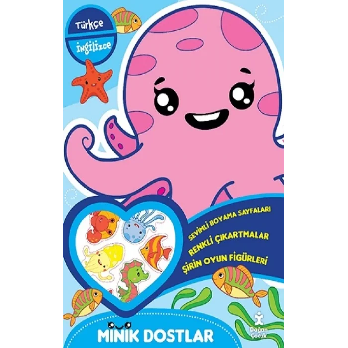 Minik Dostlar Deniz Altında Boyama Kitabı