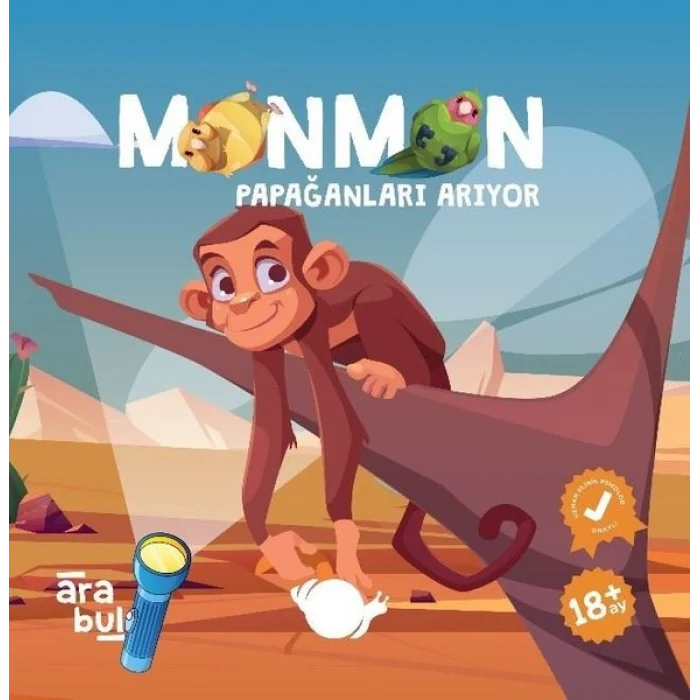 Monmon Papağanları Arıyor - Fenerli Ara Bul Kitabı 18 + Ay