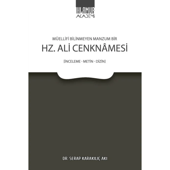 Müellifi Bilinmeyen Manzum Bir Hz. Ali Cenknamesi