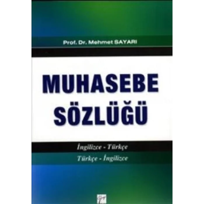 Muhasebe Sözlüğü