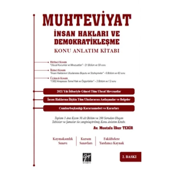 Muhteviyat İnsan Hakları ve Demokratikleşme
