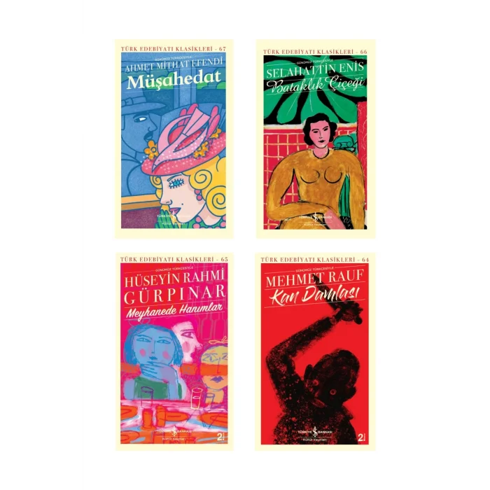 Müşahedat + Bataklık Çiçeği + Meyhanede Hanımlar + Kan Damlası- 4 Kitap Set
