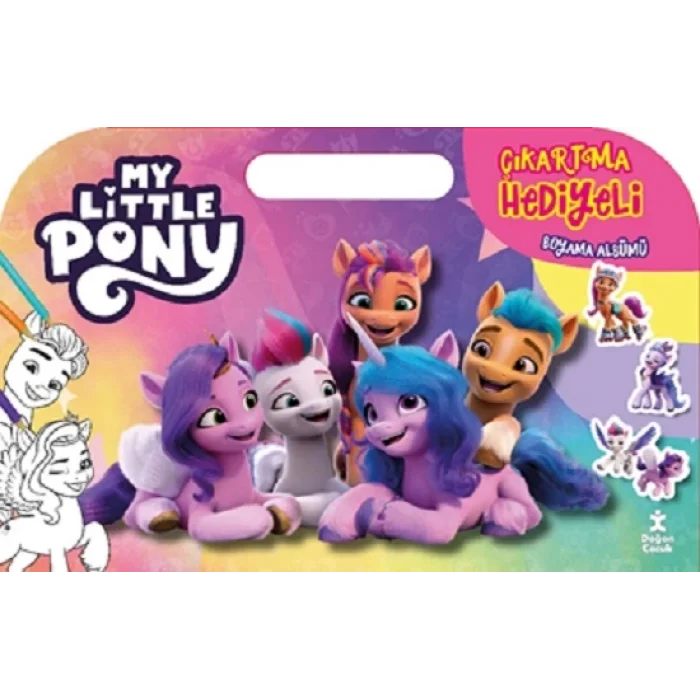 My Little Pony Çıkartma Hediyeli Boyama Albümü