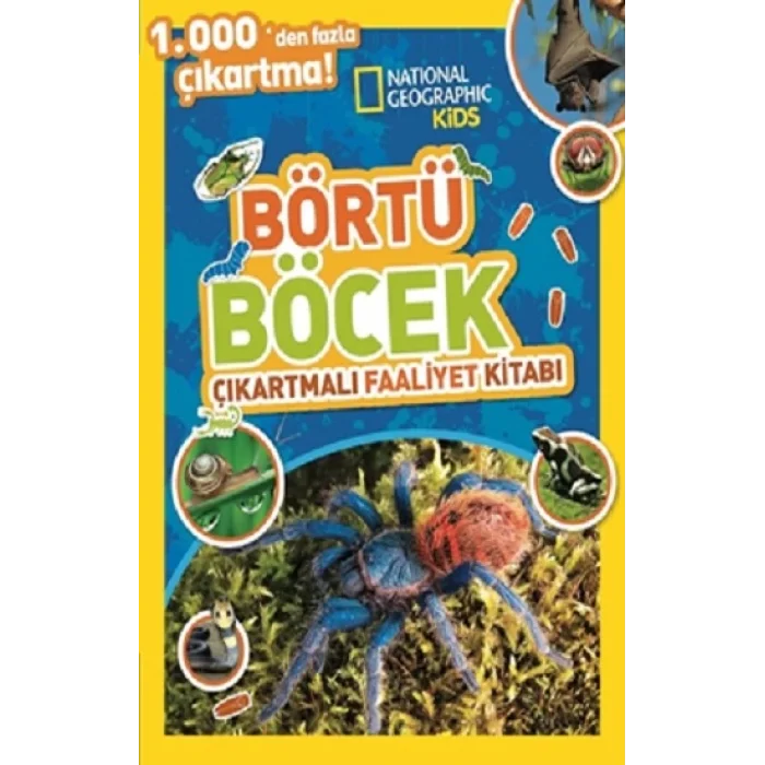 National Geographic Kids Börtü Böcek Çıkartmalı Faaliyet Kitabı