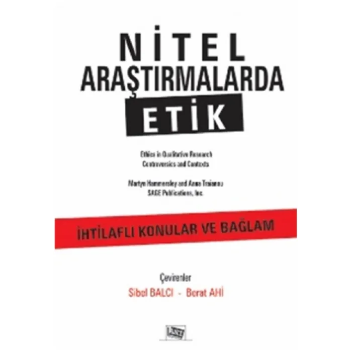 Nitel Araştırmalarda Etik