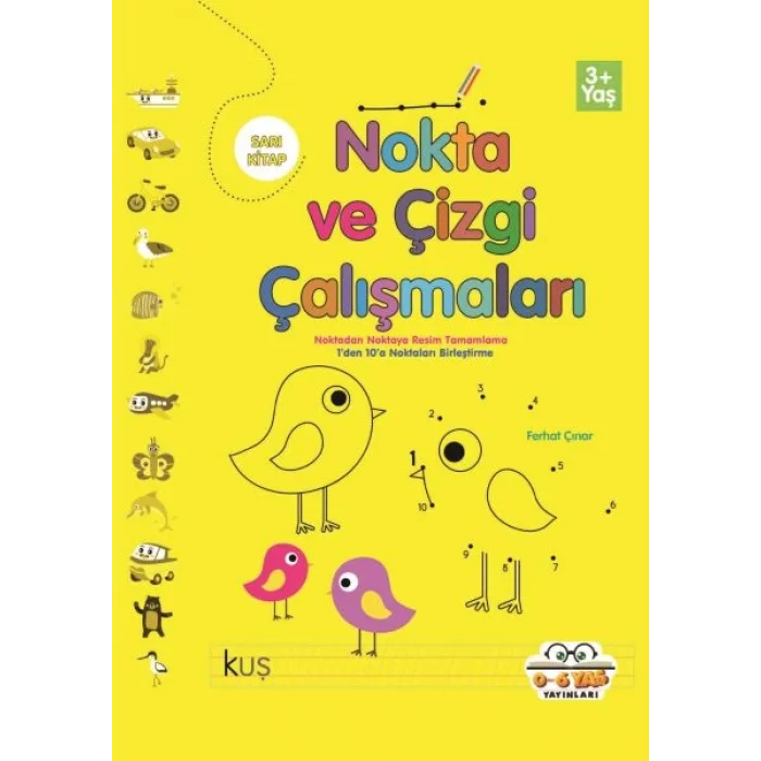 Nokta ve Çizgi Çalışmaları Sarı Kitap