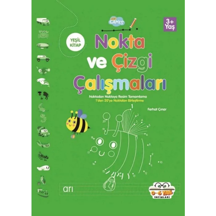 Nokta ve Çizgi Çalışmaları Yeşil Kitap