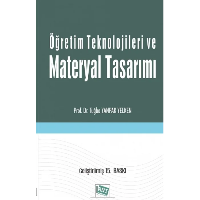 Öğretim Teknolojileri ve Materyal Tasarımı