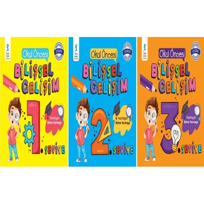 Okul Öncesi Bilişsel Gelişim  Seti  (3 Kitap)