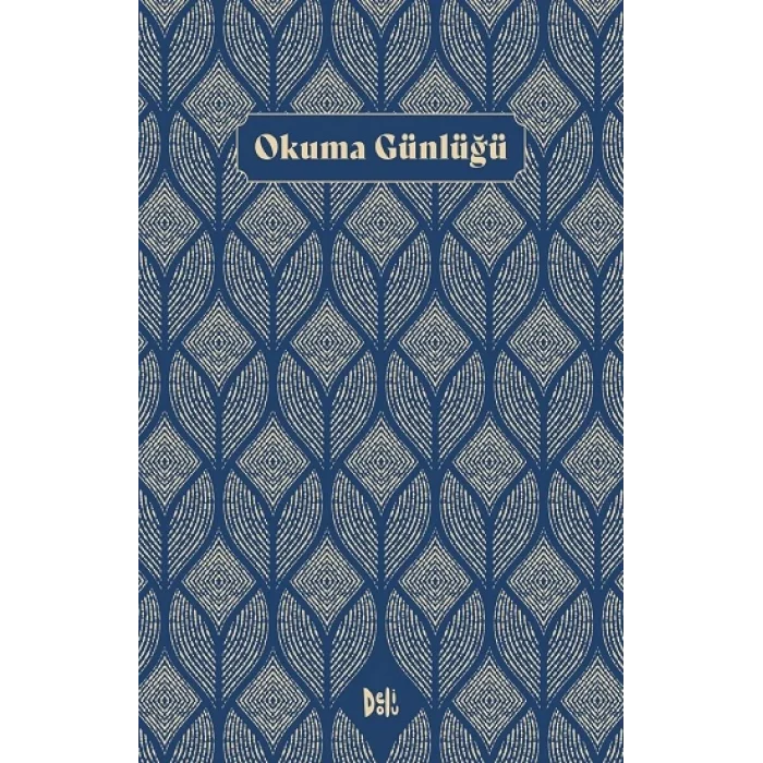 Okuma Günlüğü - Motifli - Lacivert (Ciltli)
