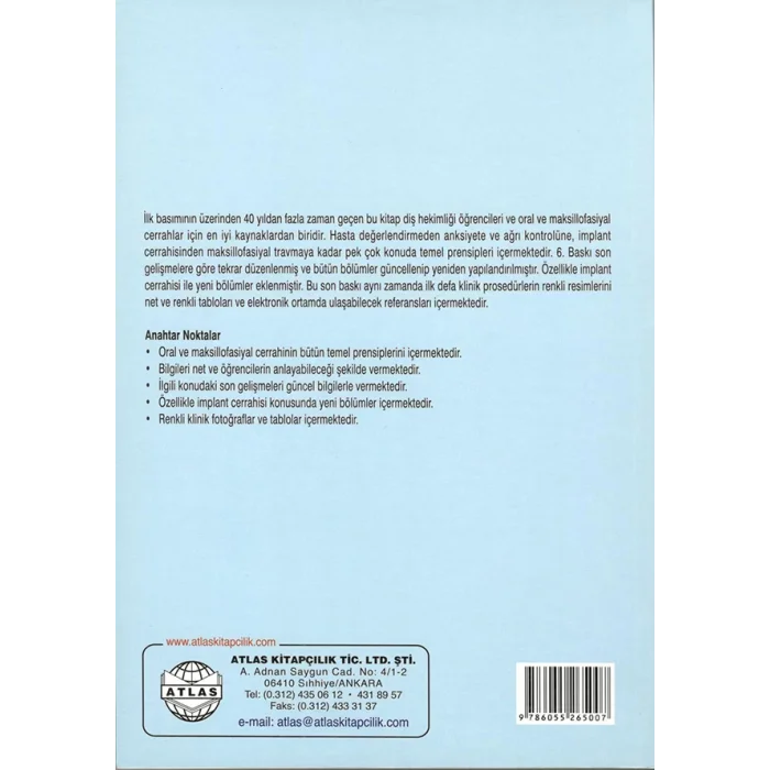 Oral Maksillofasiyal Cerrahi Prensipleri